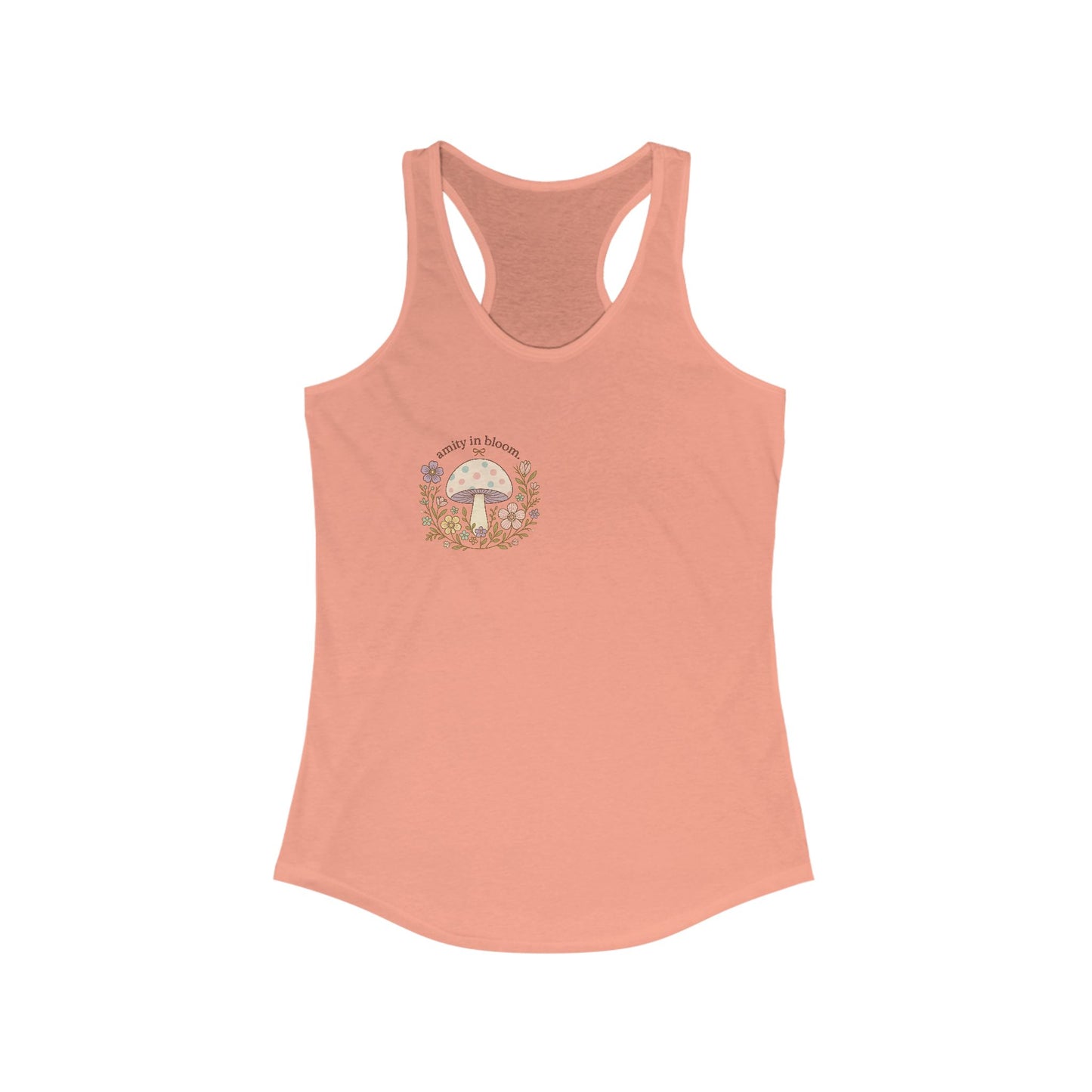 Rainbow Mush Logo Racerback Tank | Amity in Bloom Original