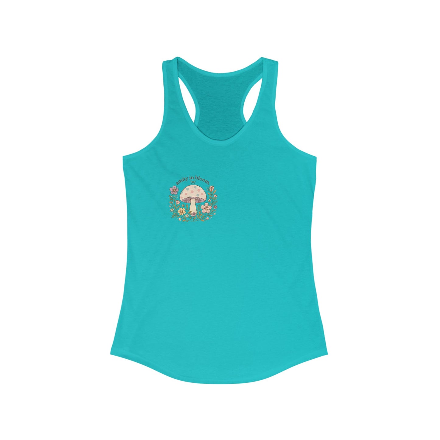 Rainbow Mush Logo Racerback Tank | Amity in Bloom Original