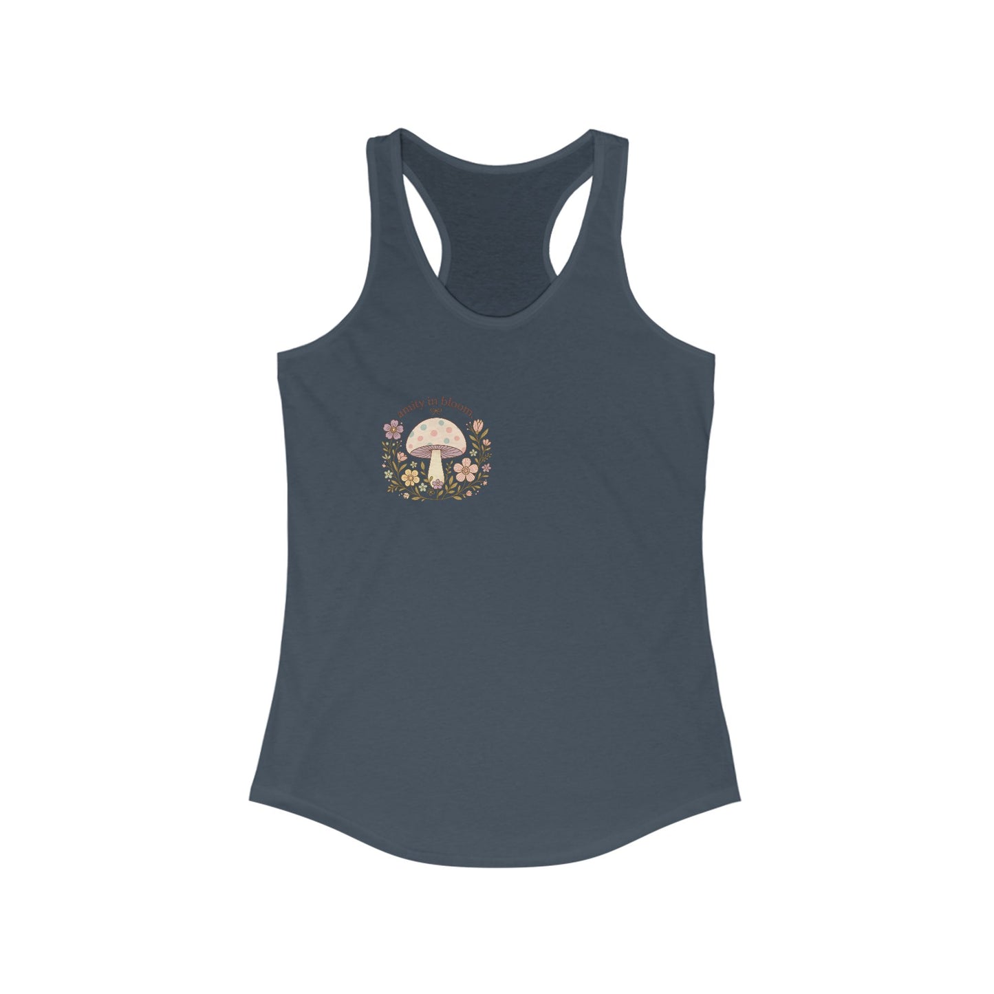 Rainbow Mush Logo Racerback Tank | Amity in Bloom Original