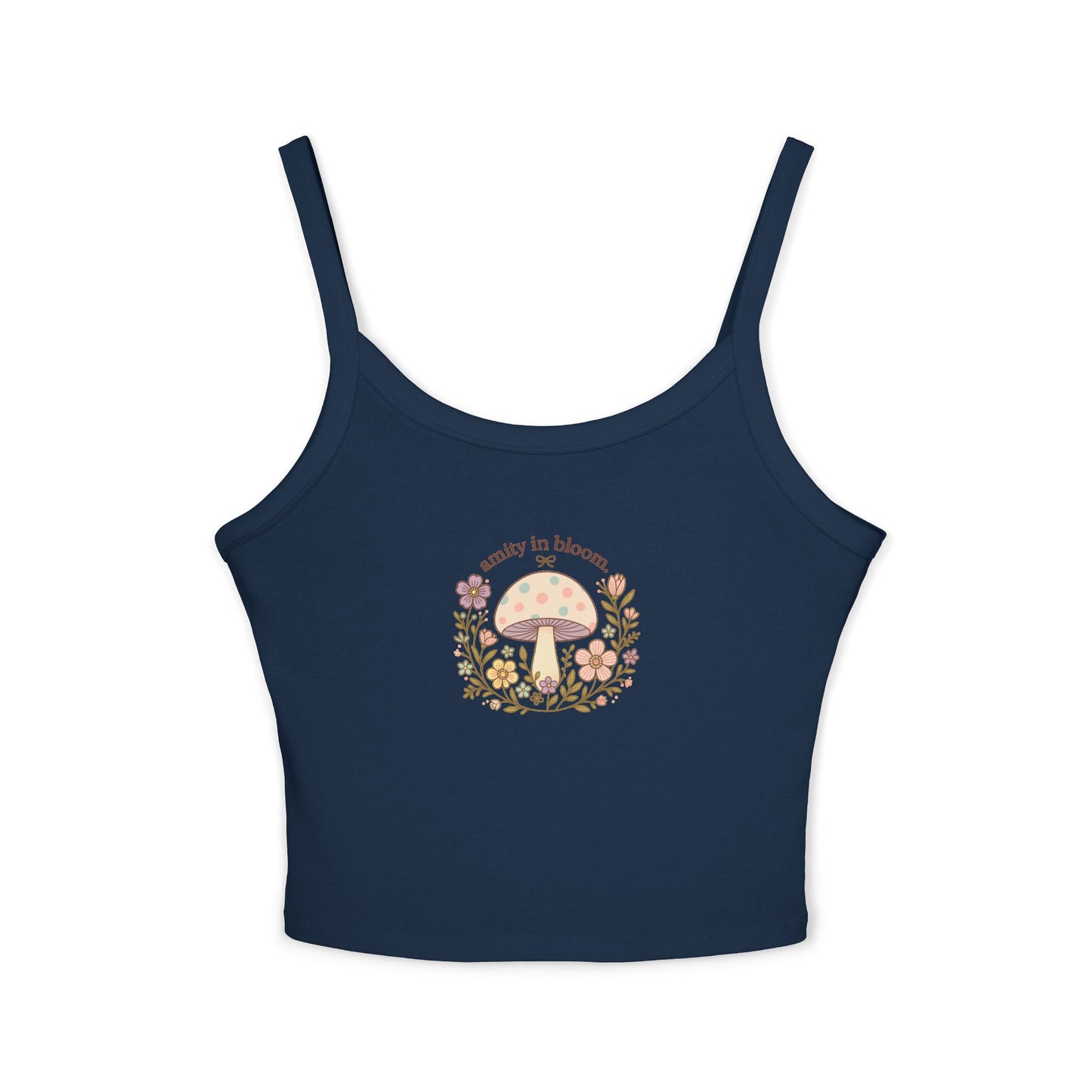 Rainbow Mush Spaghetti Strap Tank Top | Amity in Bloom Original