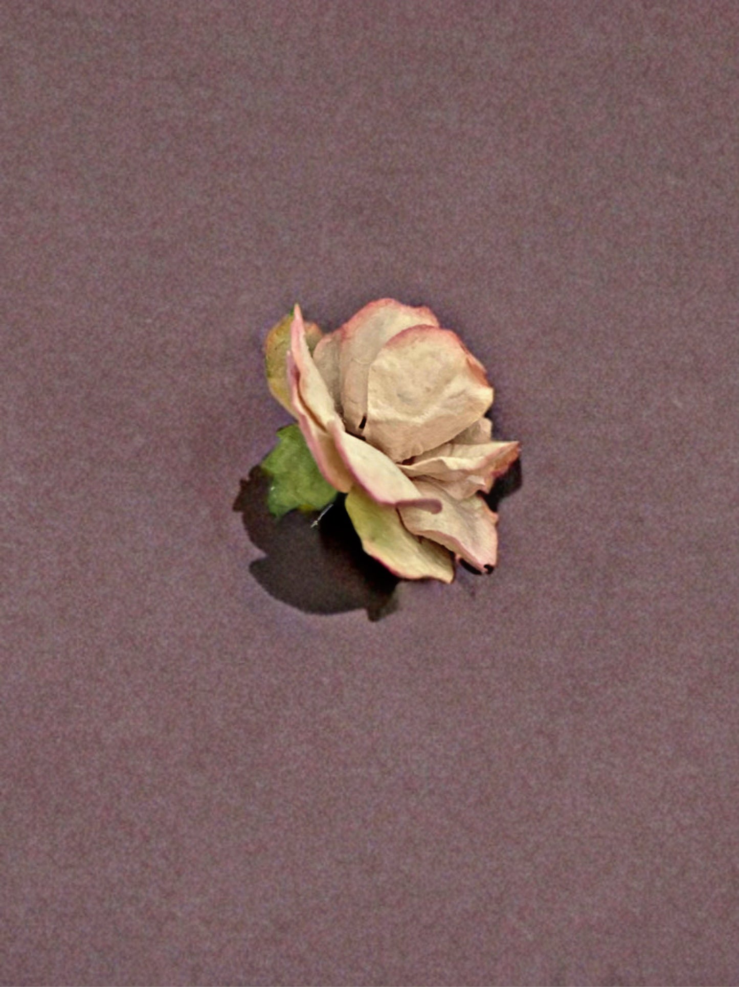 Dust Petal Rose Pin | Amity in Bloom Upcycled Design