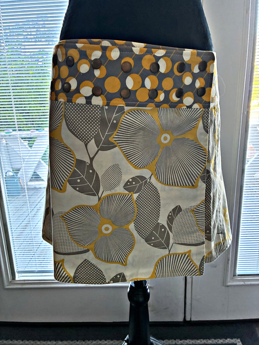 🌼 Double Take Daydream – Reversible Upcycled Wrap Skirt