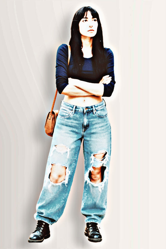 Reclaimed Distressed Jeans - Sz 00/24A