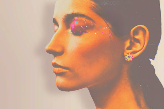 Kaleidoscope Reverie · Button Bestie Earring | Amity in Bloom Original