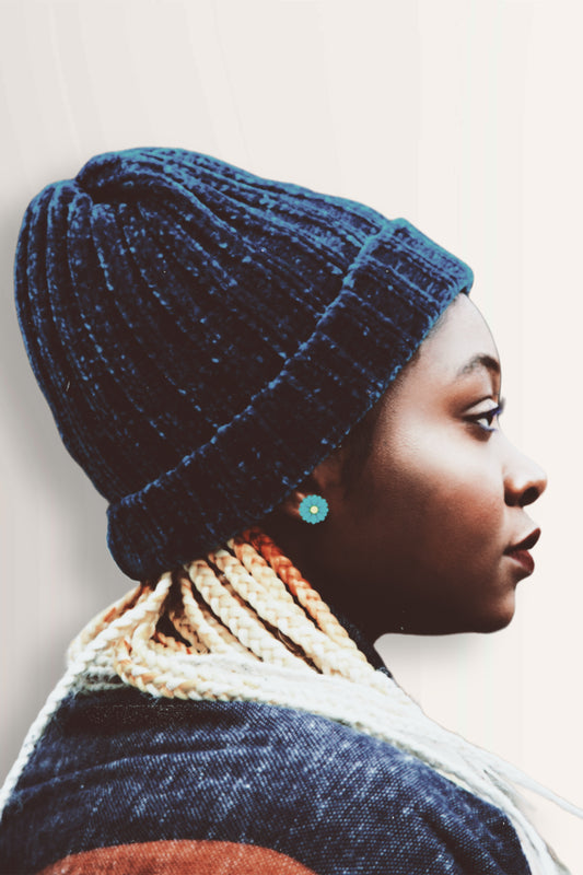 True Blue Daisy Studs | Amity in Bloom Original