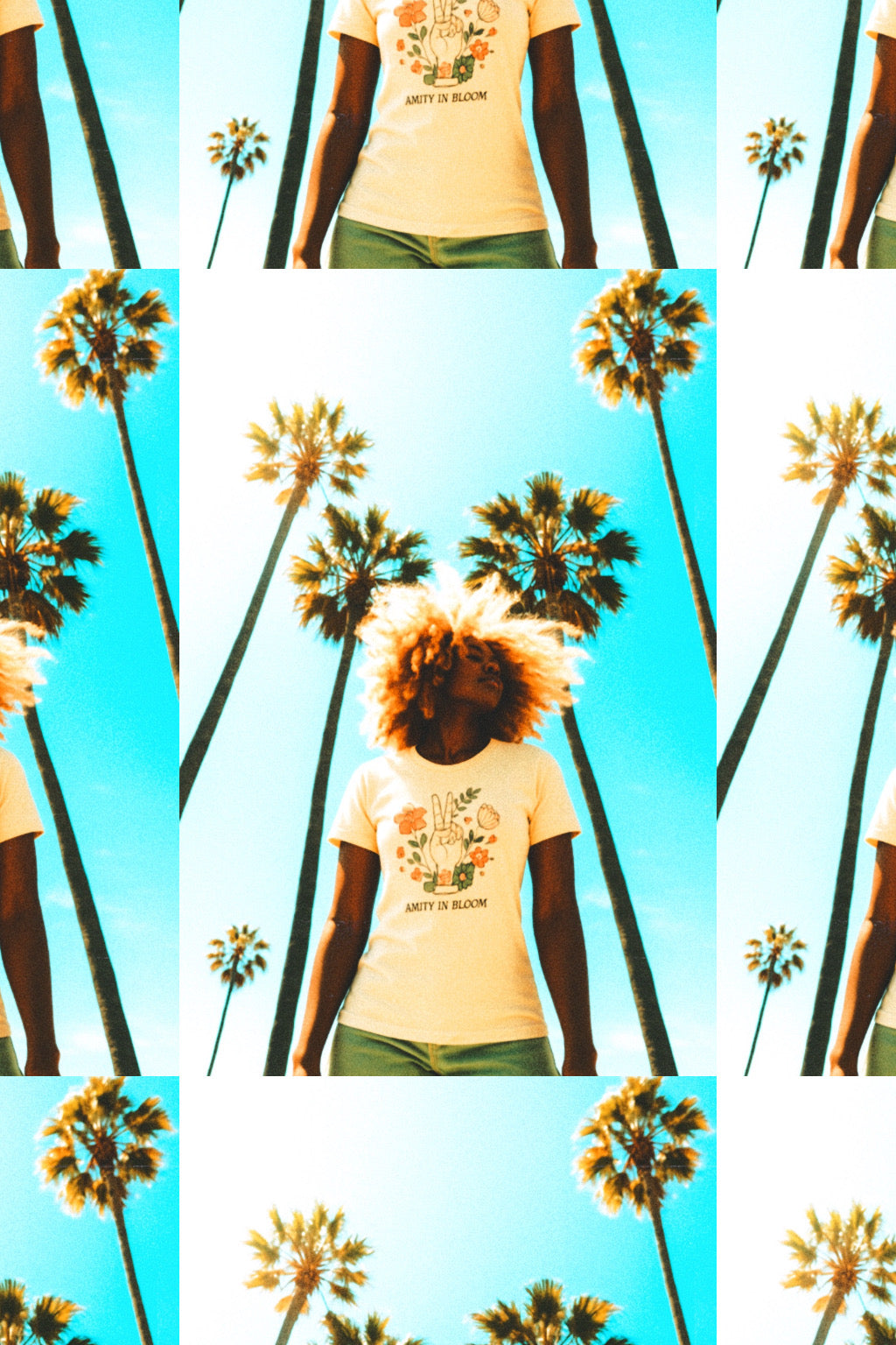 ✌️ Amity in Bloom Peace Out Tee | Amity in Bloom Original Design