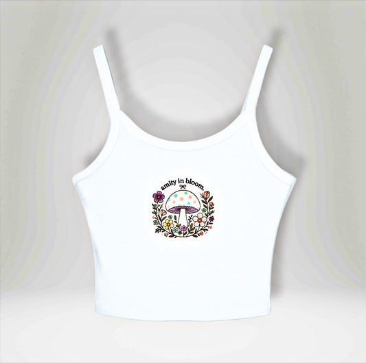 Rainbow Mush Spaghetti Strap Tank Top | Amity in Bloom Original