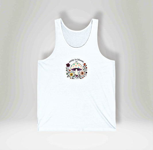 Rainbow Mush Unisex Jersey Tank Top | Amity in Bloom Original