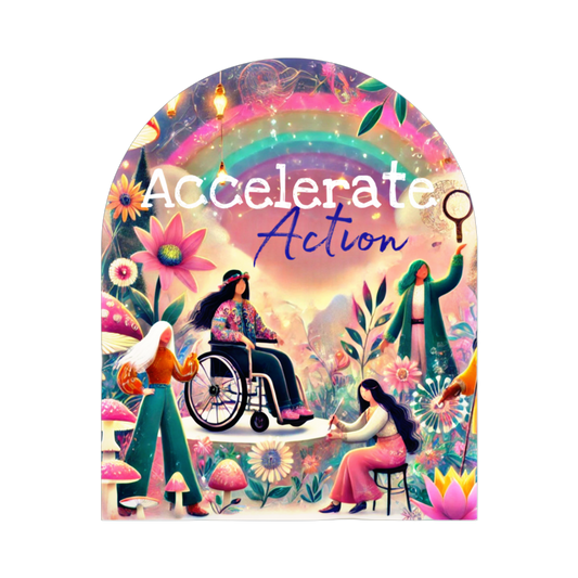 Accelerate Action - International Women's Day 2025  | Amity in Bloom Original Design