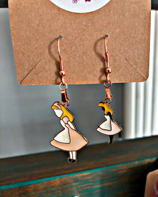 Big Small Curious at It All Earrings | Amity in Bloom Original