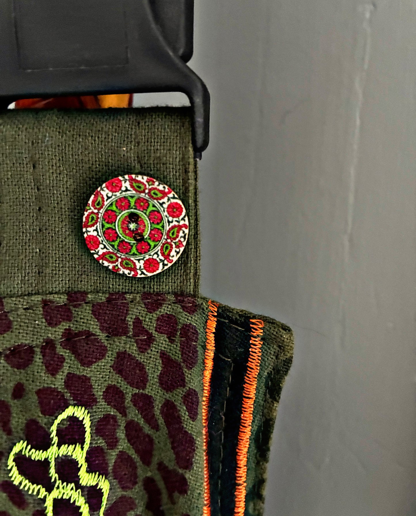 Red Petal Revolver · Button Bestie | Amity in Bloom Original