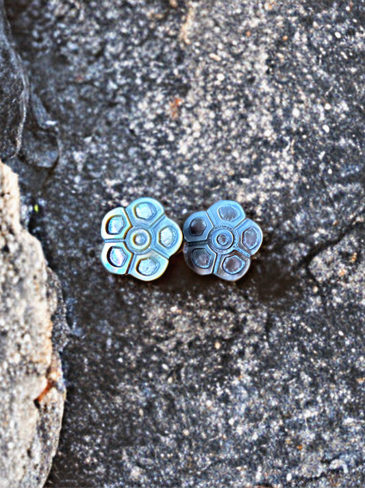 Tiny Tides Daisy Shell Studs | Amity in Bloom Original