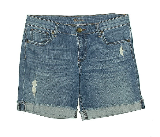 Kut from the Kloth Distressed Denim Shorts - Sz 8