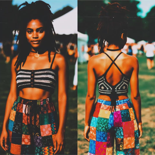 MANGO Crochet Top