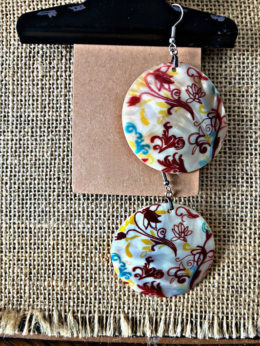 Flor de Luz Shell Earrings | Amity in Bloom Original