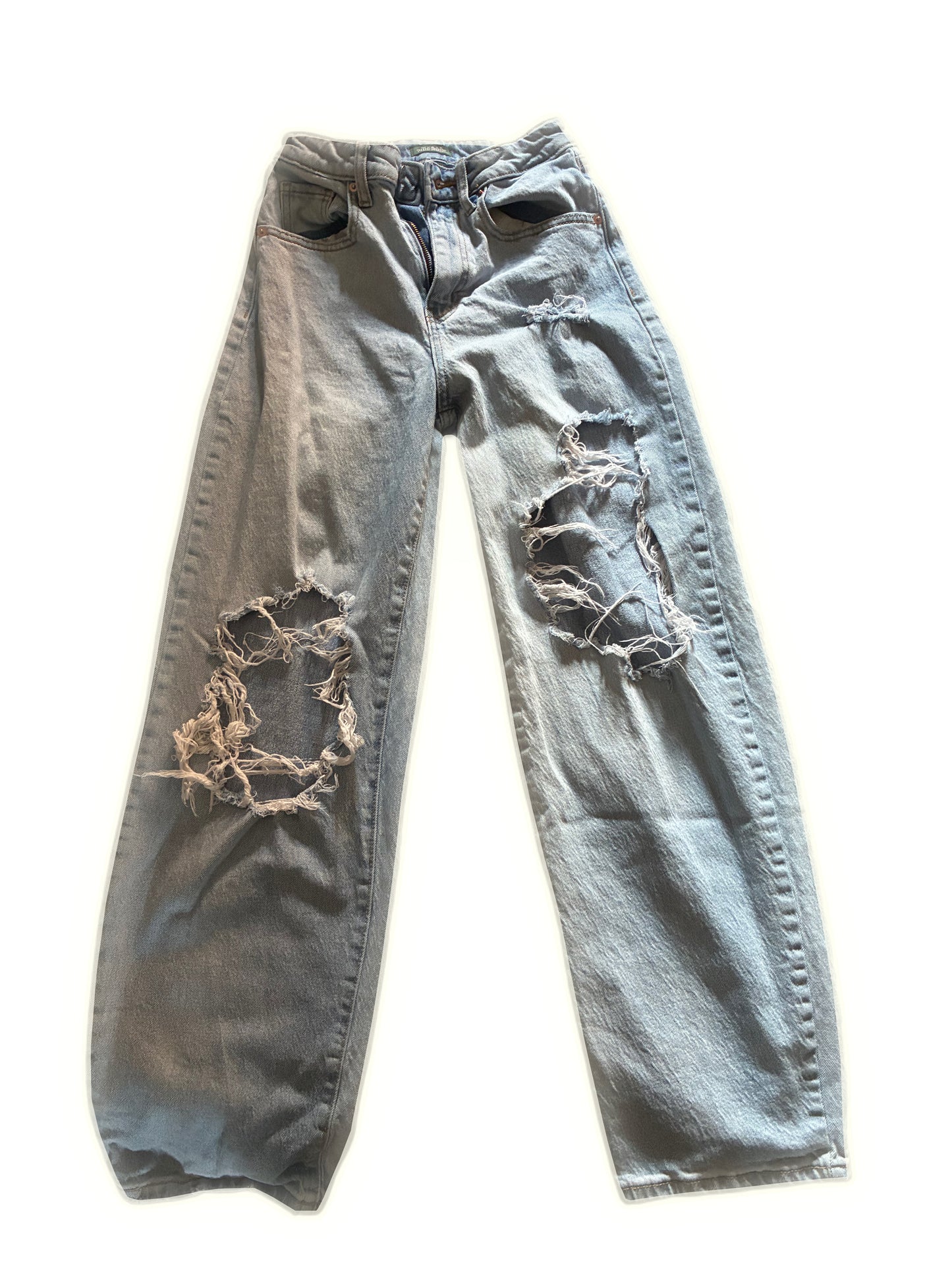 Reclaimed Distressed Jeans - Sz 00/24A