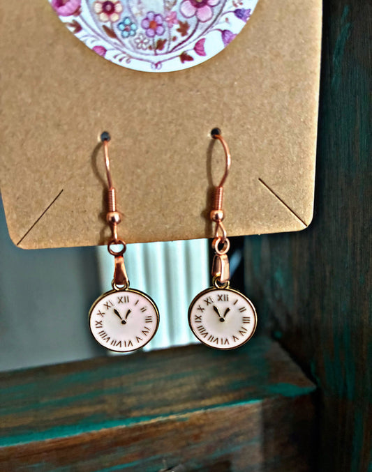 Tik Tok Watch the Clock Earrings | Amity in Bloom Original